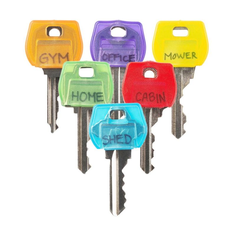 Cubiertas IdentiKey de Nite Ize paquete de 6 colores surtidos