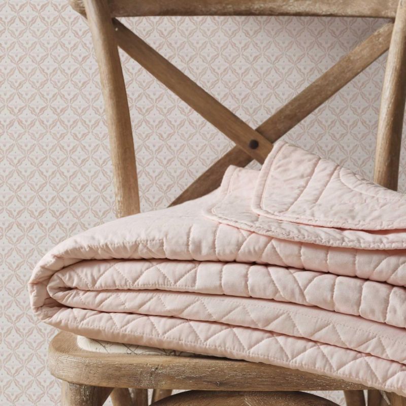 Juego de colcha Martha Stewart King 264 cm 3 piezas de algodón