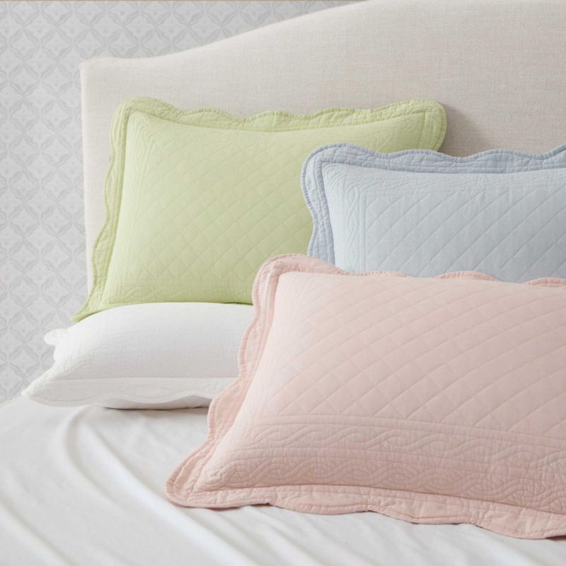 Juego de colcha Martha Stewart King 264 cm 3 piezas de algodón