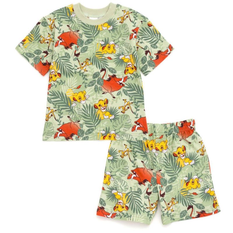 Conjunto 2 piezas Disney El Rey León 3T color Salvia