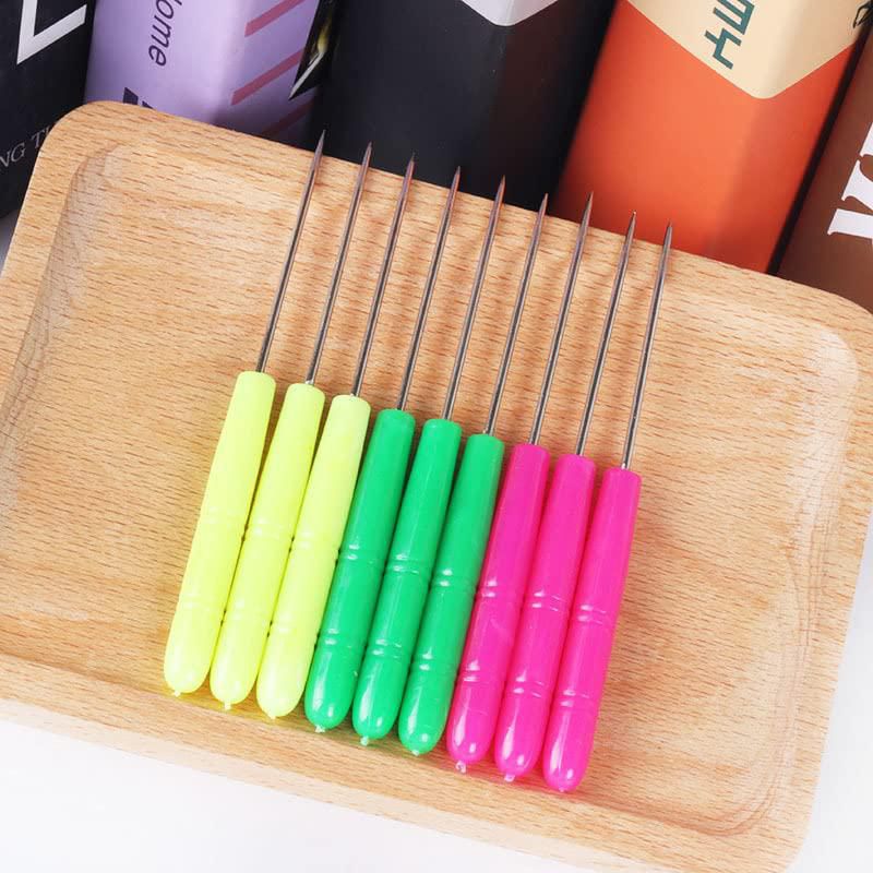 TorSor Punzón de Rascar Pack de 10 Mango de Plástico 125 cm