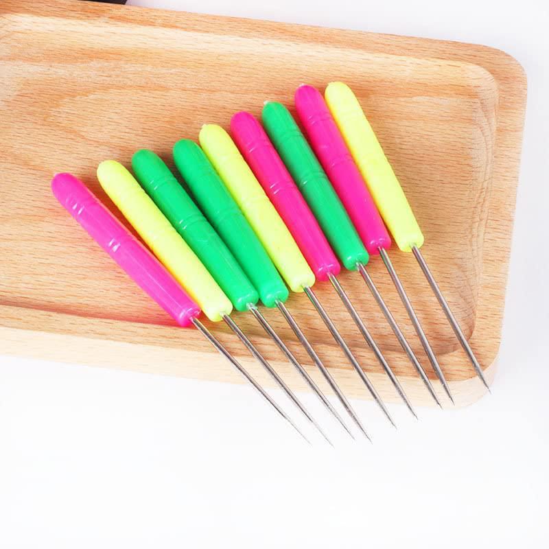 TorSor Punzón de Rascar Pack de 10 Mango de Plástico 125 cm