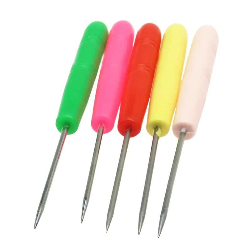 TorSor Punzón de Rascar Pack de 10 Mango de Plástico 125 cm