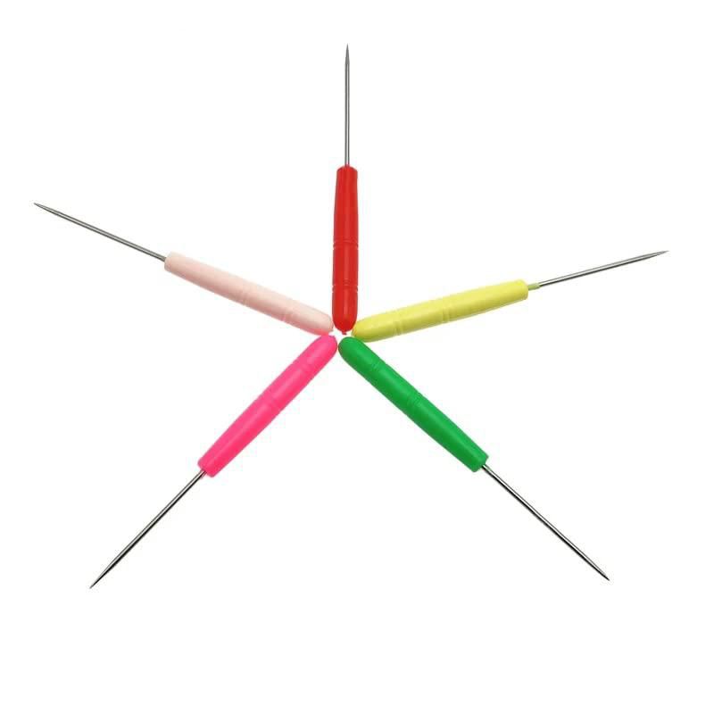 TorSor Punzón de Rascar Pack de 10 Mango de Plástico 125 cm