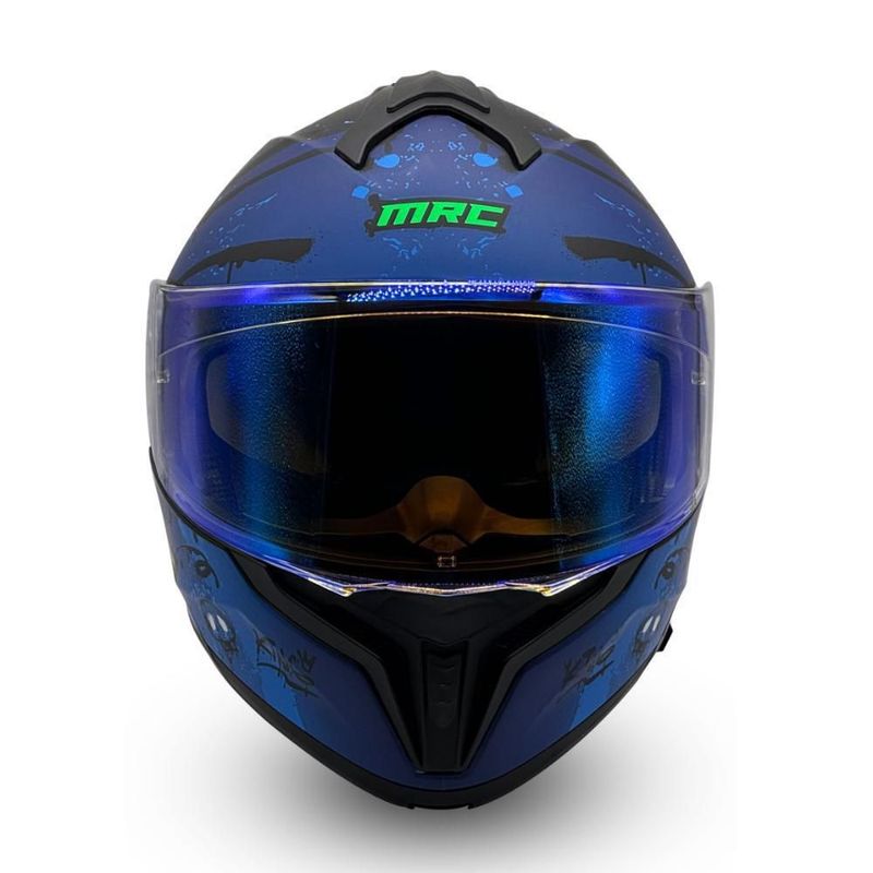 Casco Abatible Scratch Azul Grande