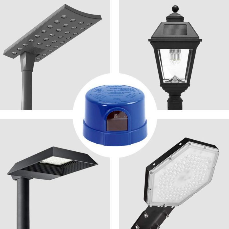 Fotocélula GBAYSA 120-277VAC Encendido/Apagado Automático de Crepúsculo a Amanecer