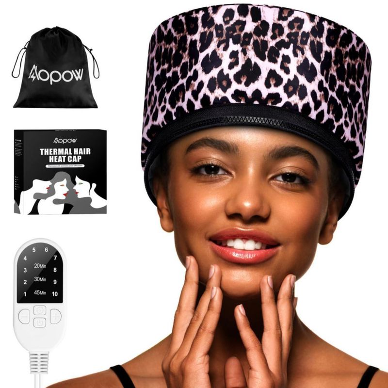Gorro térmico aopow de vapor 10 niveles estampado leopardo