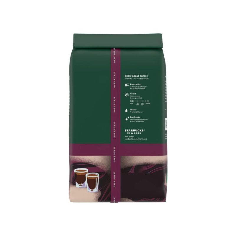 Café Starbucks Espresso Roast Tostado Oscuro en Grano Entero 510 g