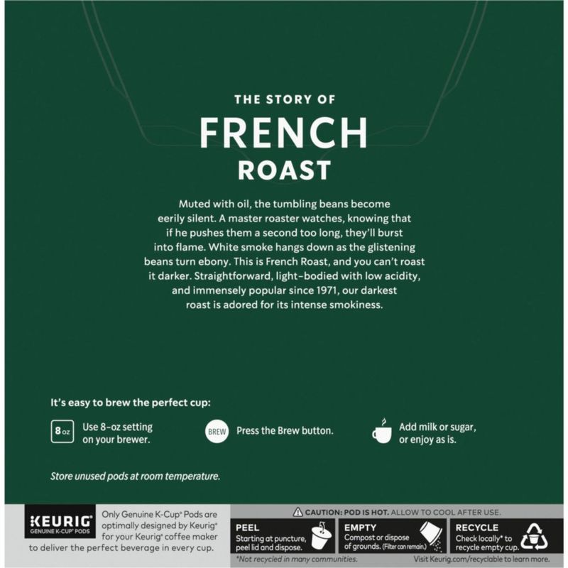 Cápsulas de Café Starbucks French Roast Dark 32 Cápsulas K-Cup
