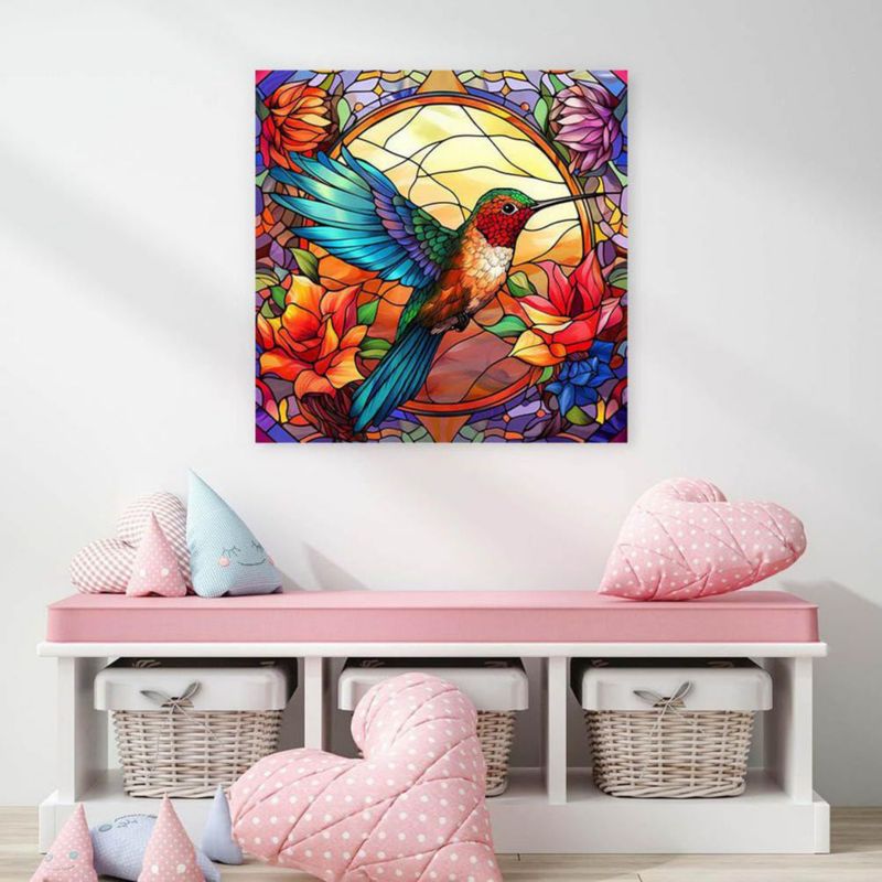 Kit de Pintura de Diamantes HOIYLDS 36 cm Colibrí 5D