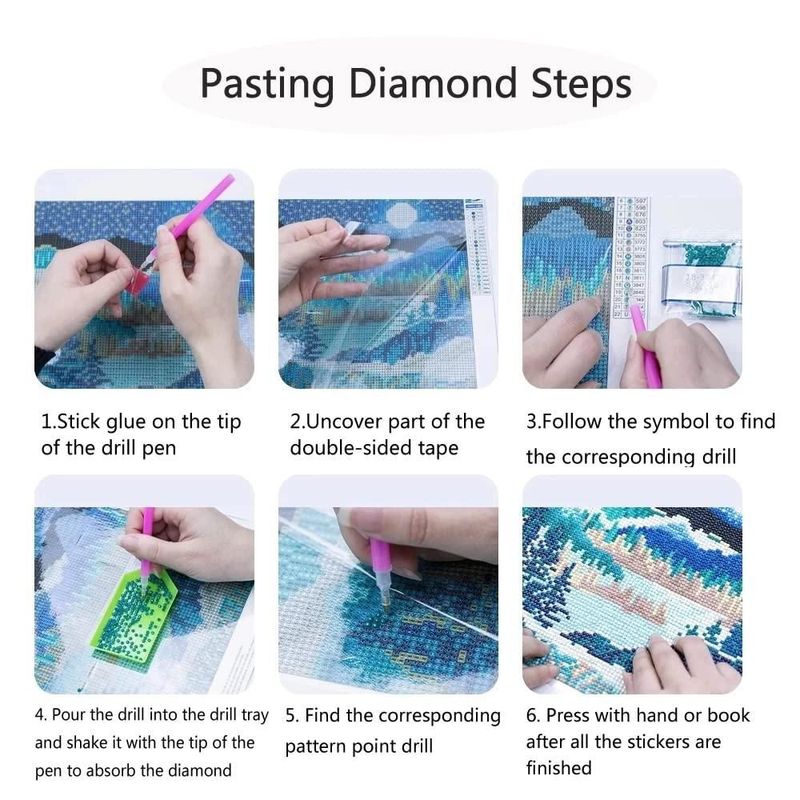 Kit de Pintura de Diamantes HOIYLDS 36 cm Colibrí 5D