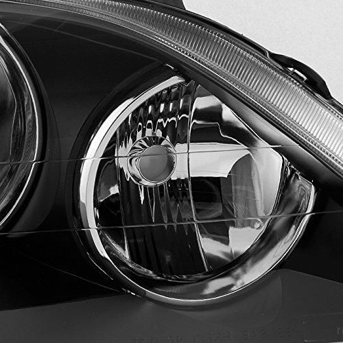 Faros AKKON para Lexus RX300 negro halógeno (par)