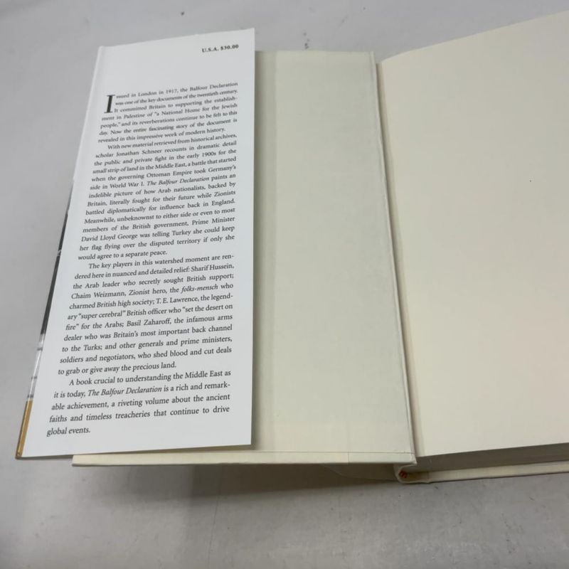 Libro Penguin Random House – La Declaración Balfour: Orígenes del conflicto árabe‑israelí