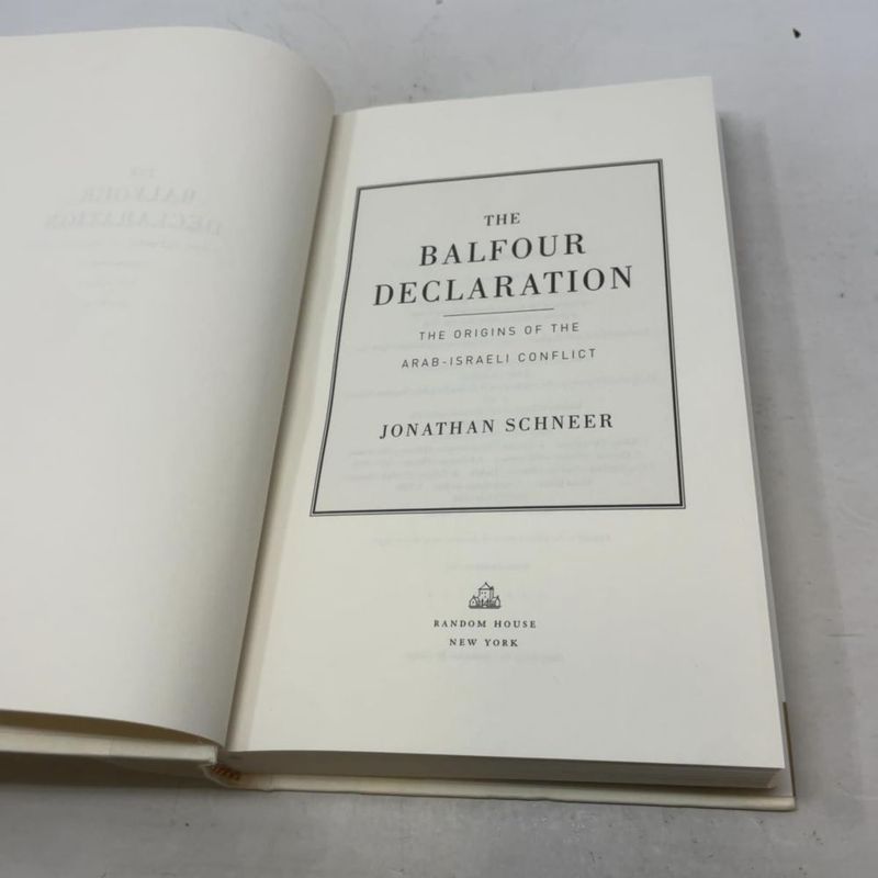 Libro Penguin Random House – La Declaración Balfour: Orígenes del conflicto árabe‑israelí