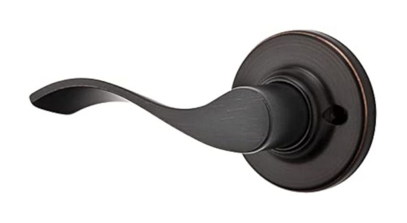 Palanca de Puerta Kwikset Balboa LH Bronce Veneciano (semi‑dummy)