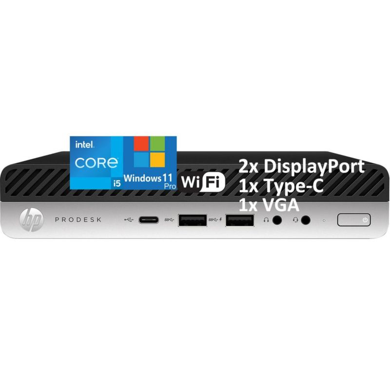 Mini PC HP ProDesk 600 G4 i5 32 GB 1 TB SSD Wi‑Fi 11 Pro