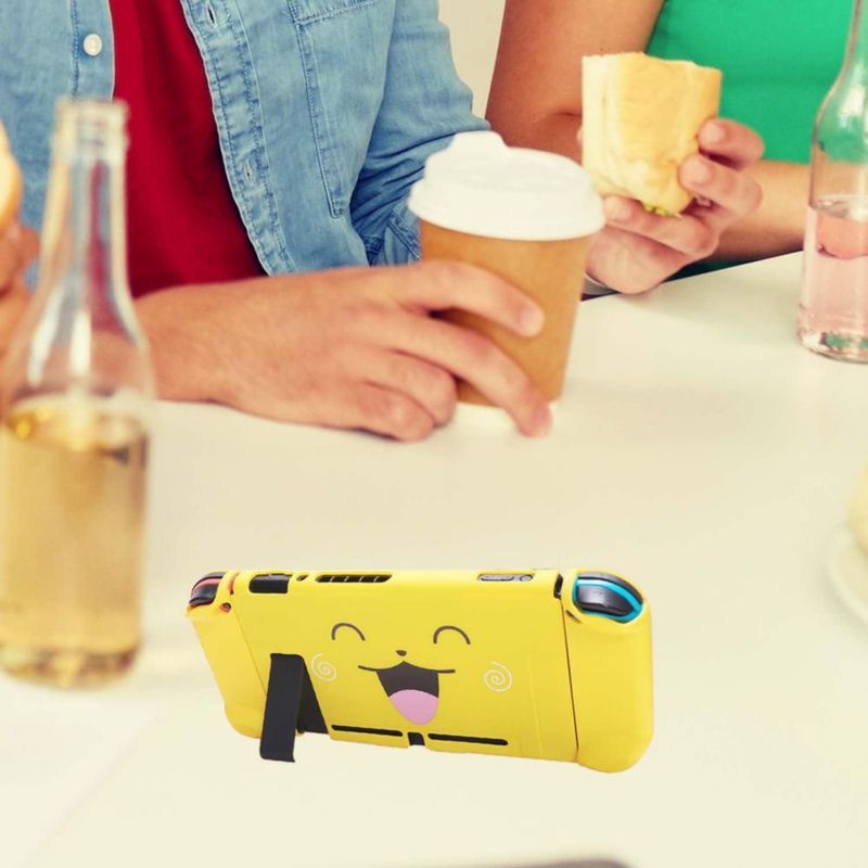 Kit de Accesorios GUTIAL Amarillo Kawaii 11‑en‑1 para Nintendo Switch