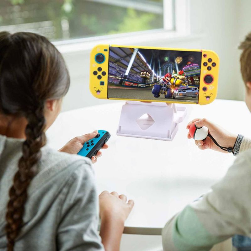 Kit de Accesorios GUTIAL Amarillo Kawaii 11‑en‑1 para Nintendo Switch