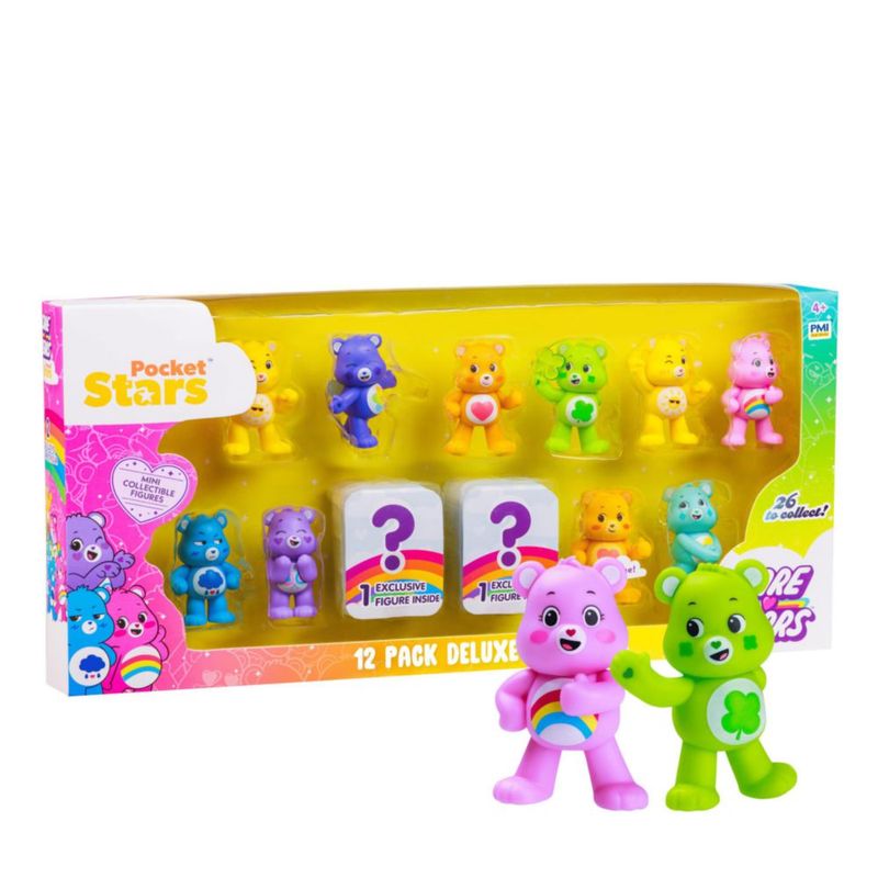 Mini figuras coleccionables P.M.I. Care Bears paquete de 12