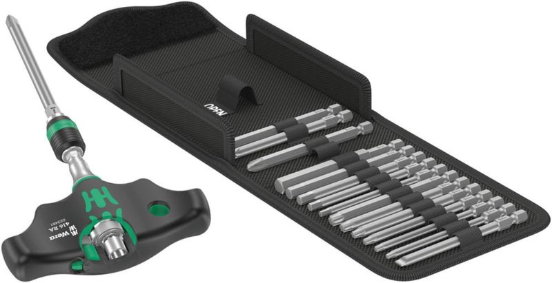 Destornillador Wera KRAFTFORM KOMPAKT 400 RA 17 piezas