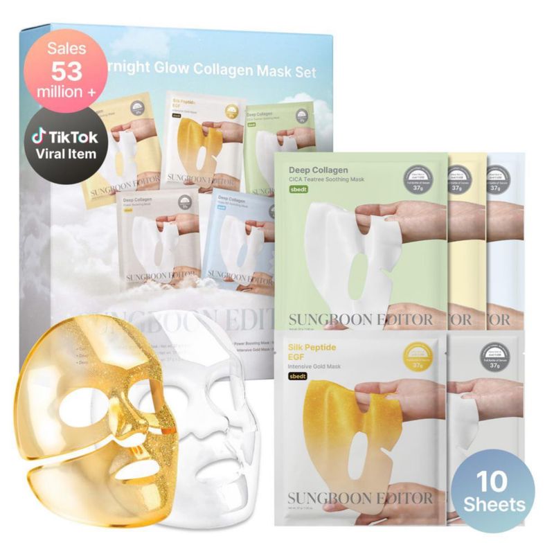 Set de máscaras SUNGBOON EDITOR 37 g x 10 unidades – 5 tipos
