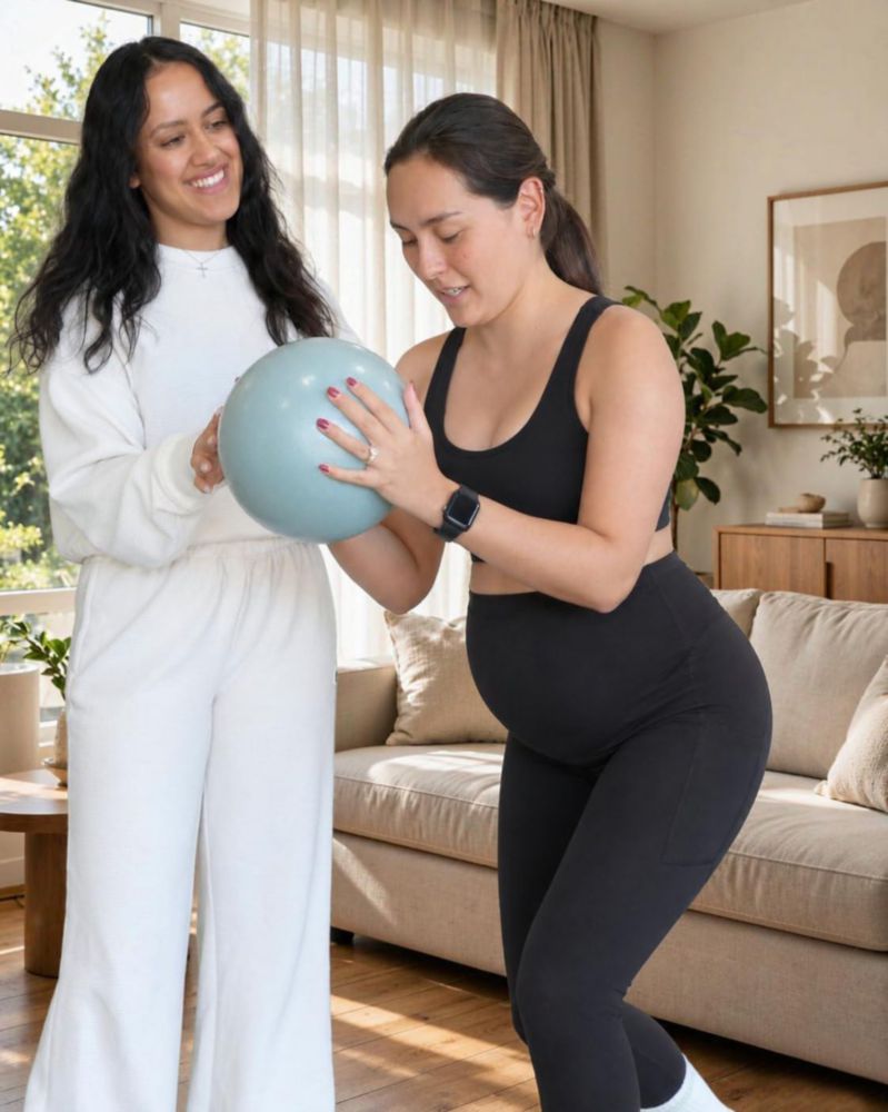 Leggings de maternidad GROTEEN 3‑Pack con bolsillos