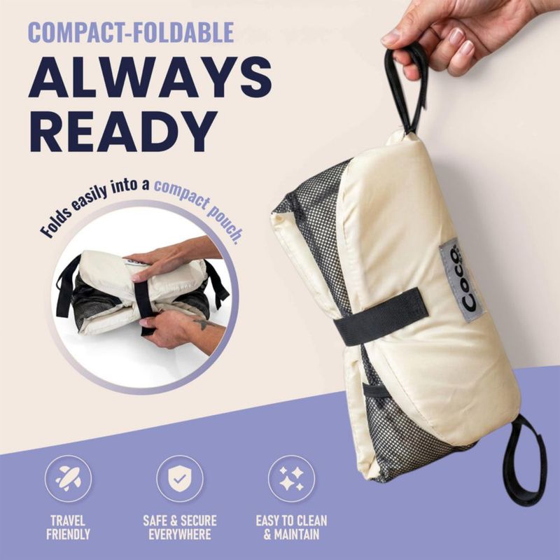 Inserto acolchado para silla alta Coco Seat 4+ meses con diseño de globos