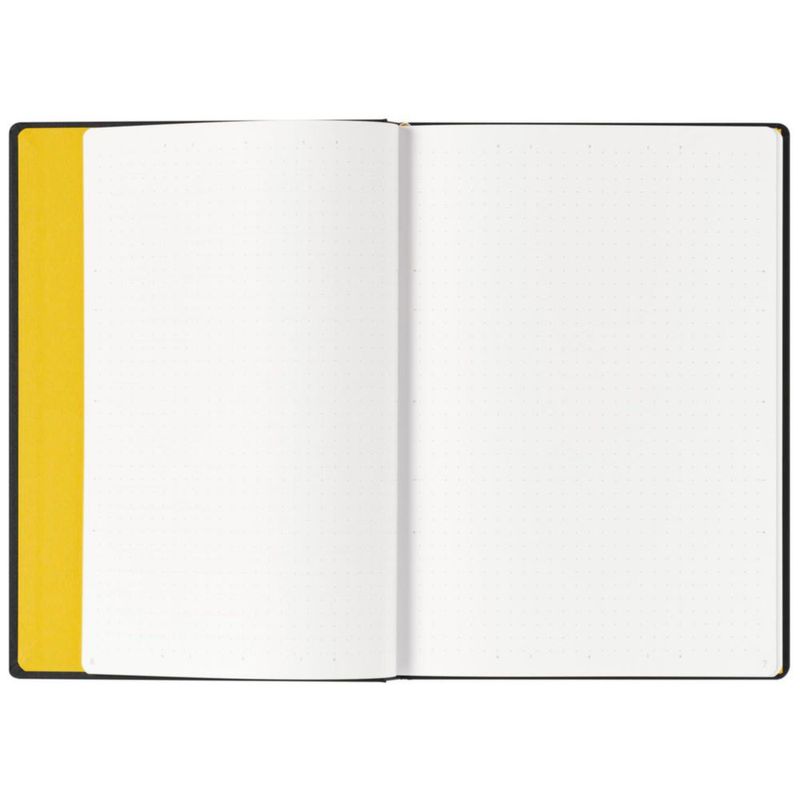 Cuaderno Maruman A5 15 cm Cuadrícula de puntos de 5 mm Negro