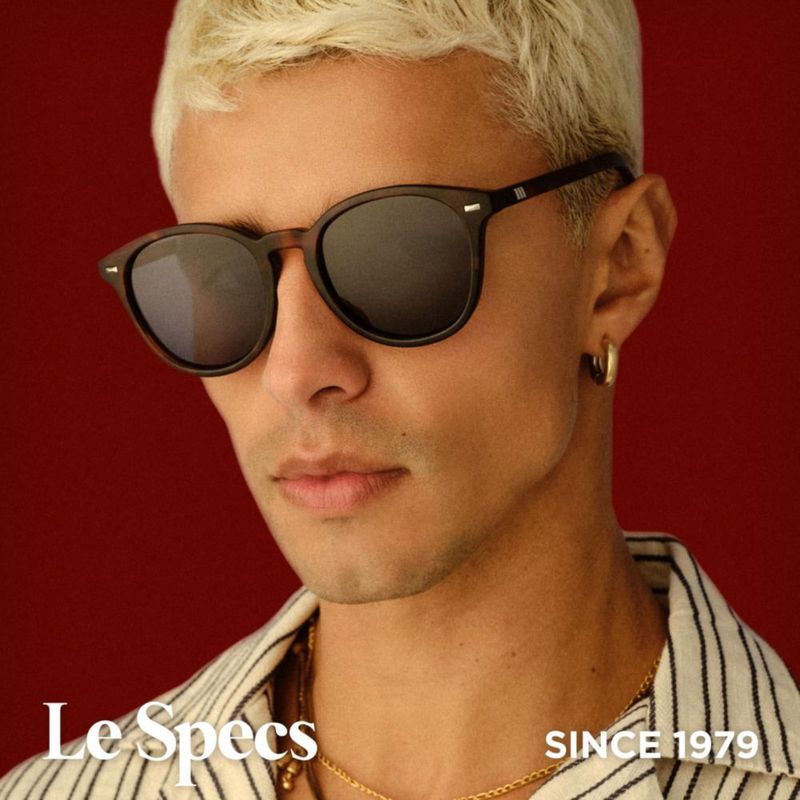 Gafas de Sol Le Specs Bandwagon Matte Tort/Smoke