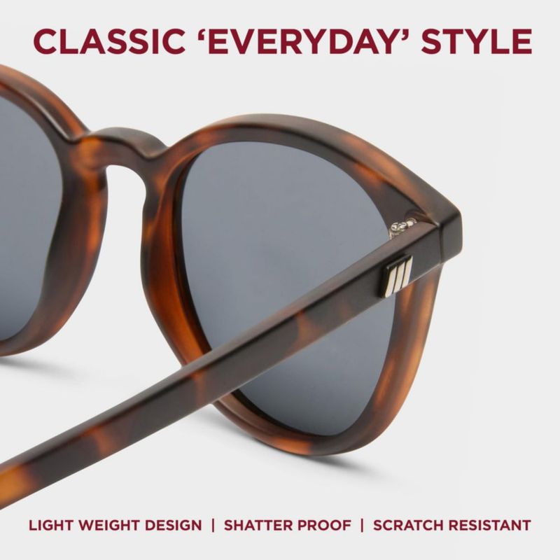 Gafas de Sol Le Specs Bandwagon Matte Tort/Smoke