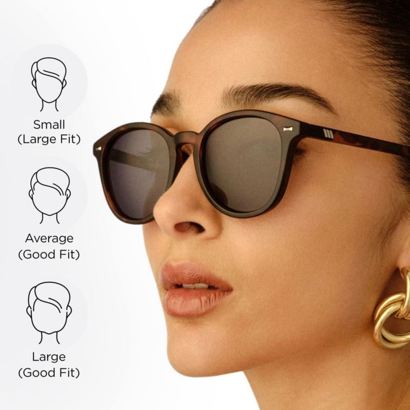 Gafas de Sol Le Specs Bandwagon Matte Tort/Smoke