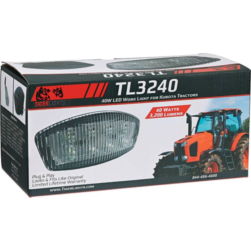 Luz de trabajo LED TIGERLIGHTS 40W para Kubota B2650 B3350