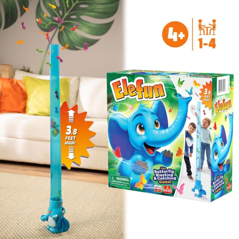 Juego de mesa Goliath Elefun para 1‑4 jugadores edades 4+