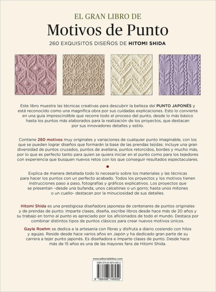 Libro Editorial El Drac S.L. Motivos de Punto
