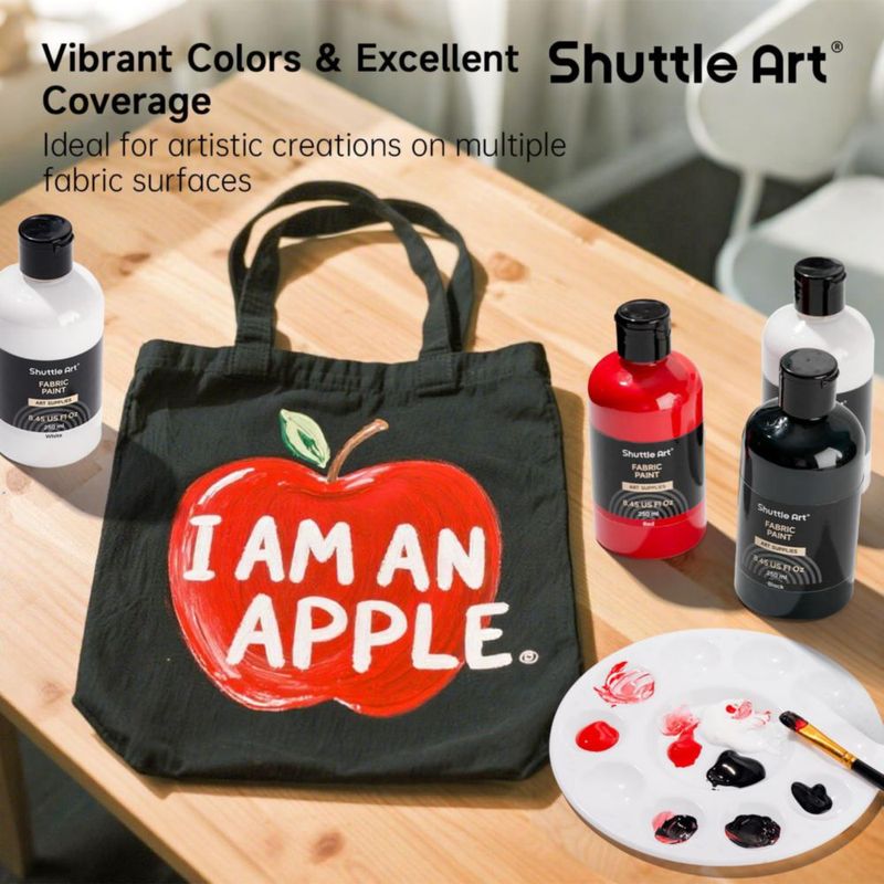 Pintura para Tela Shuttle Art 250 ml Blanco No Tóxico