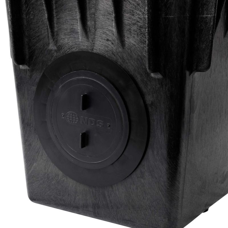 Tapón de Drenaje NDS 15 cm Negro de 6 pulgadas