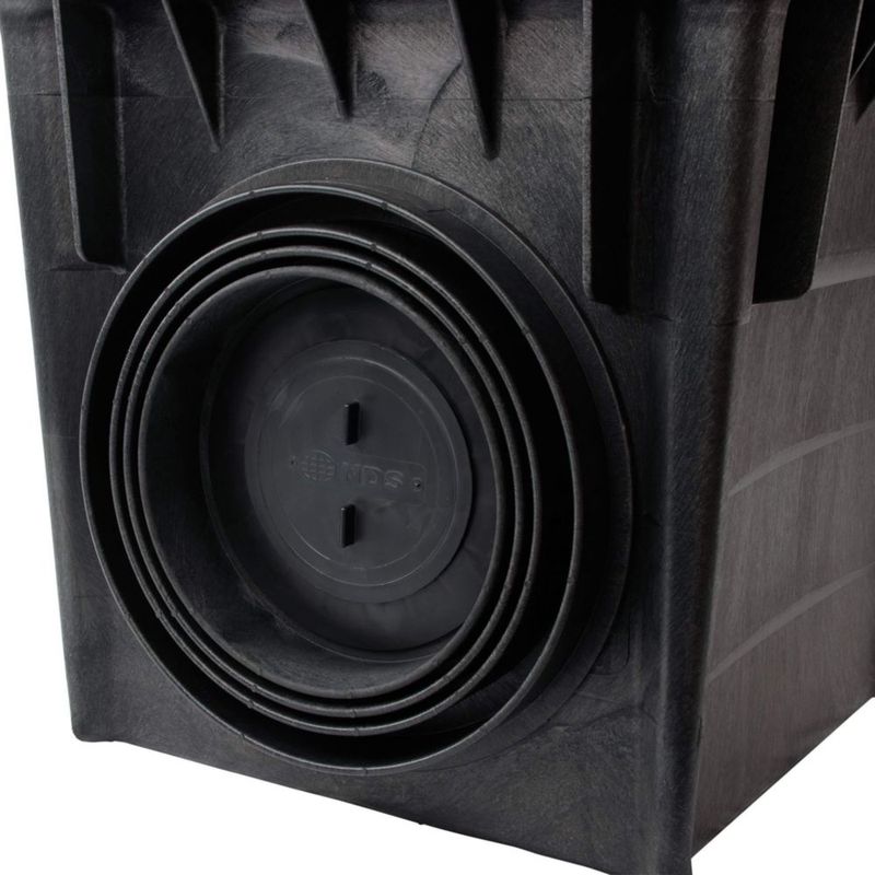 Tapón de Drenaje NDS 15 cm Negro de 6 pulgadas