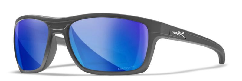 Anteojos de sol Wiley X Kingpin Captivate polarizados con lente azul