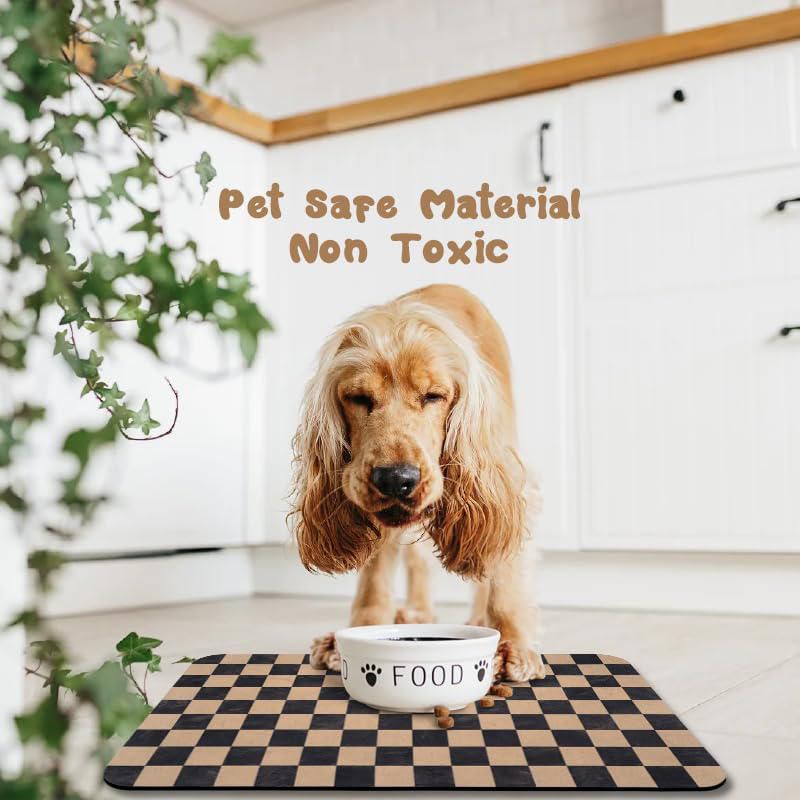 Tapete para mascotas Zoeeya 41x61 cm Impermeable y absorbente a cuadros