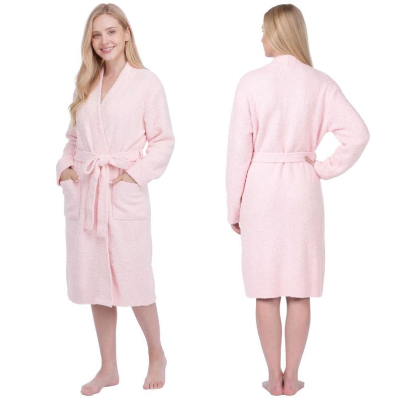 Bata PAVILIA Rosa Claro S/M de Felpa y Confort