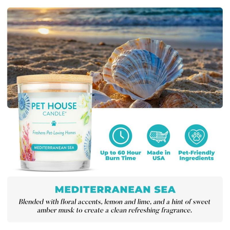 Vela One Fur All Pack de 2 Aroma Mar Mediterráneo Amigable con Mascotas
