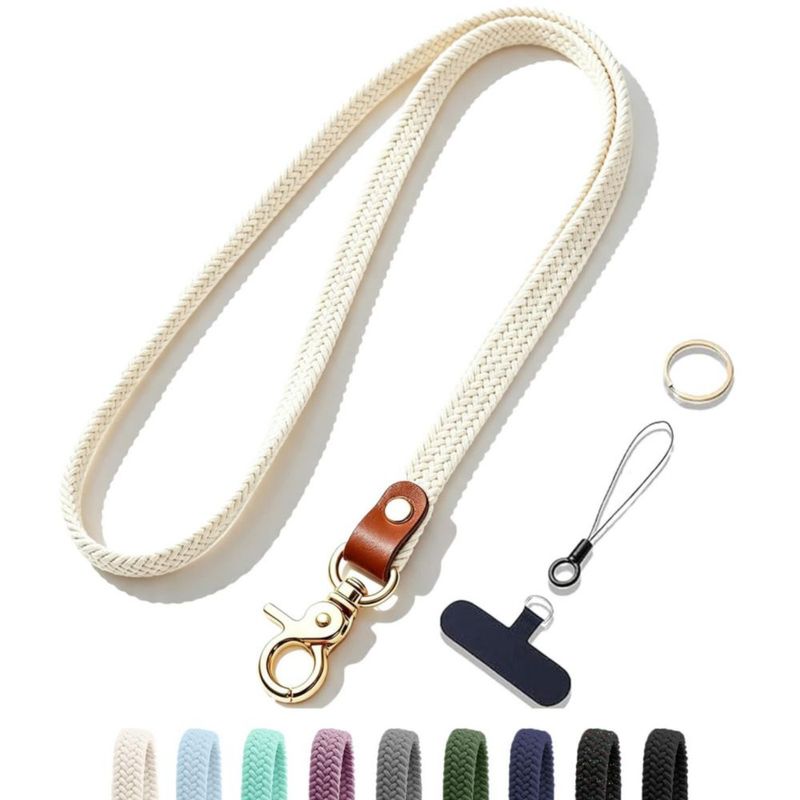 Cordón Maidsail Elástico de 46 cm para Gafete de Identificación y Llaves