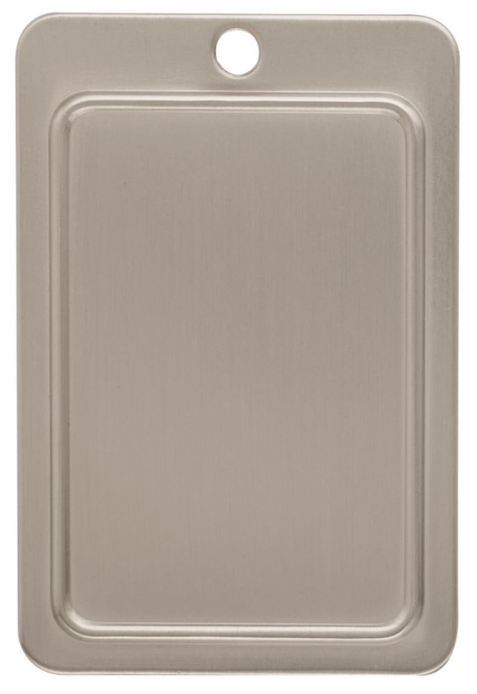 Tirador de cajón Amerock 76 cm níquel satinado - paquete de 10