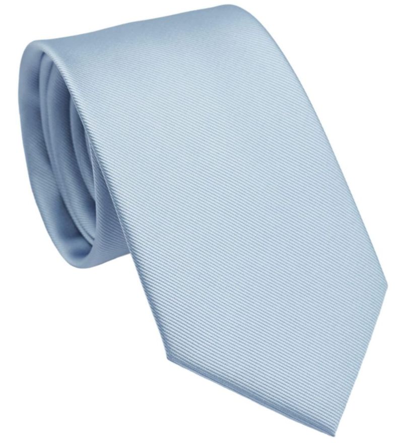 Corbata y Pañuelo de Bolsillo ZENXUS 8 cm Azul Polvo