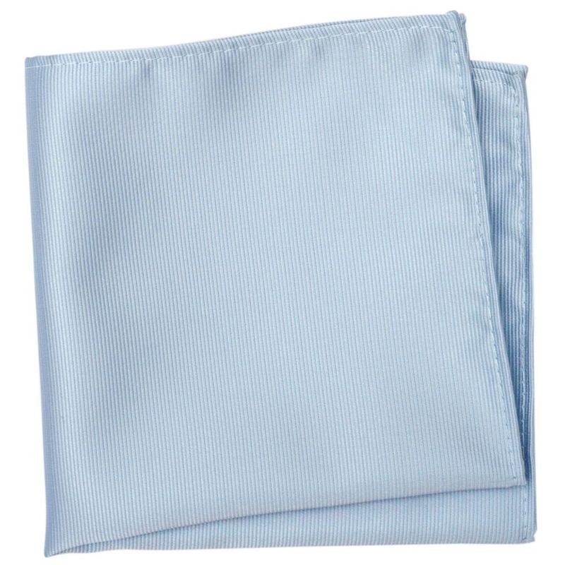 Corbata y Pañuelo de Bolsillo ZENXUS 8 cm Azul Polvo