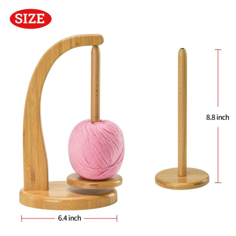 Soporte para ovillos FLYKEY Beige Girador Magnético Estándar