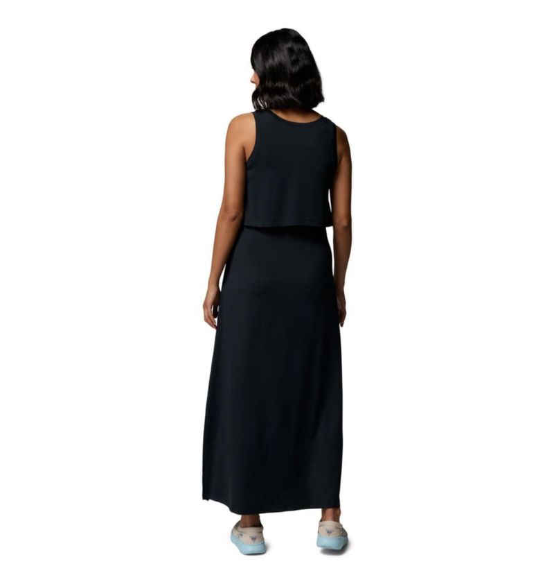 Vestido Maxi Columbia PFG Freezer Negro Talla Grande