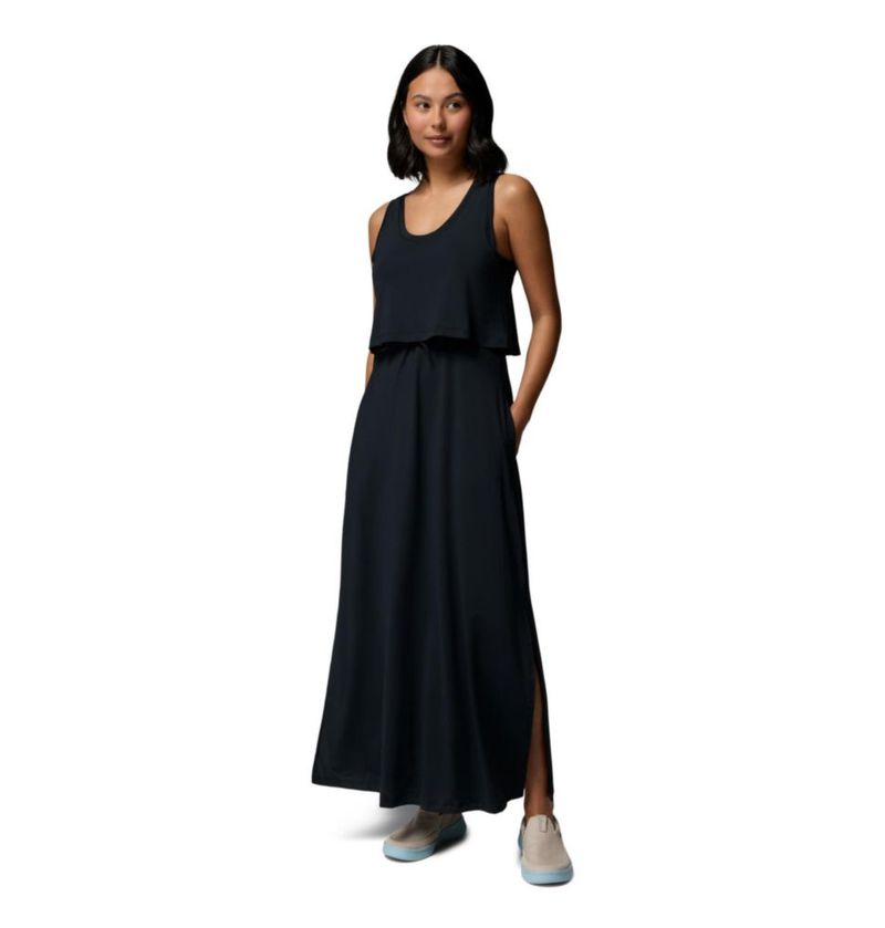 Vestido Maxi Columbia PFG Freezer Negro Talla Grande