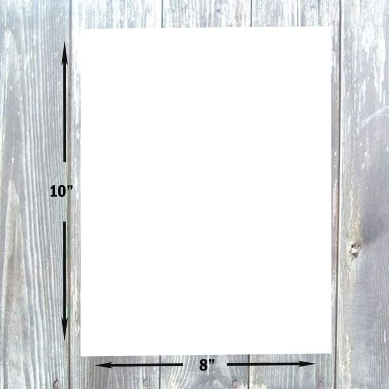 Cartulina Hamilco 8x10 100 lb Blanco 50 uds
