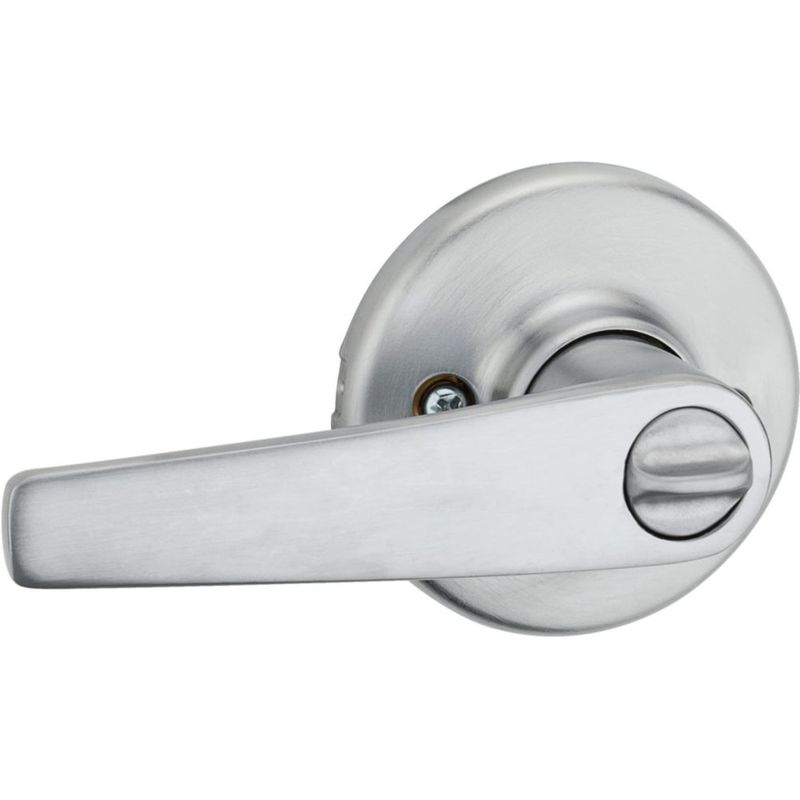 Manija de Puerta Kwikset Privacy Cromo Satinado Reversible